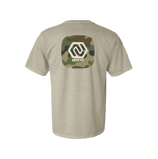 Nativ Camo Tee - Sand