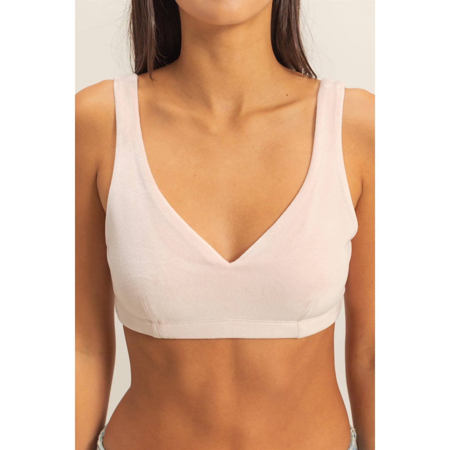 V-Neck Crop Bralette Top