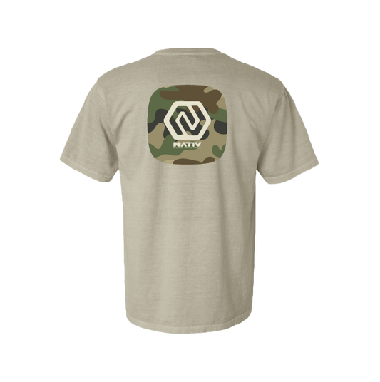 Nativ Camo Tee - Sand