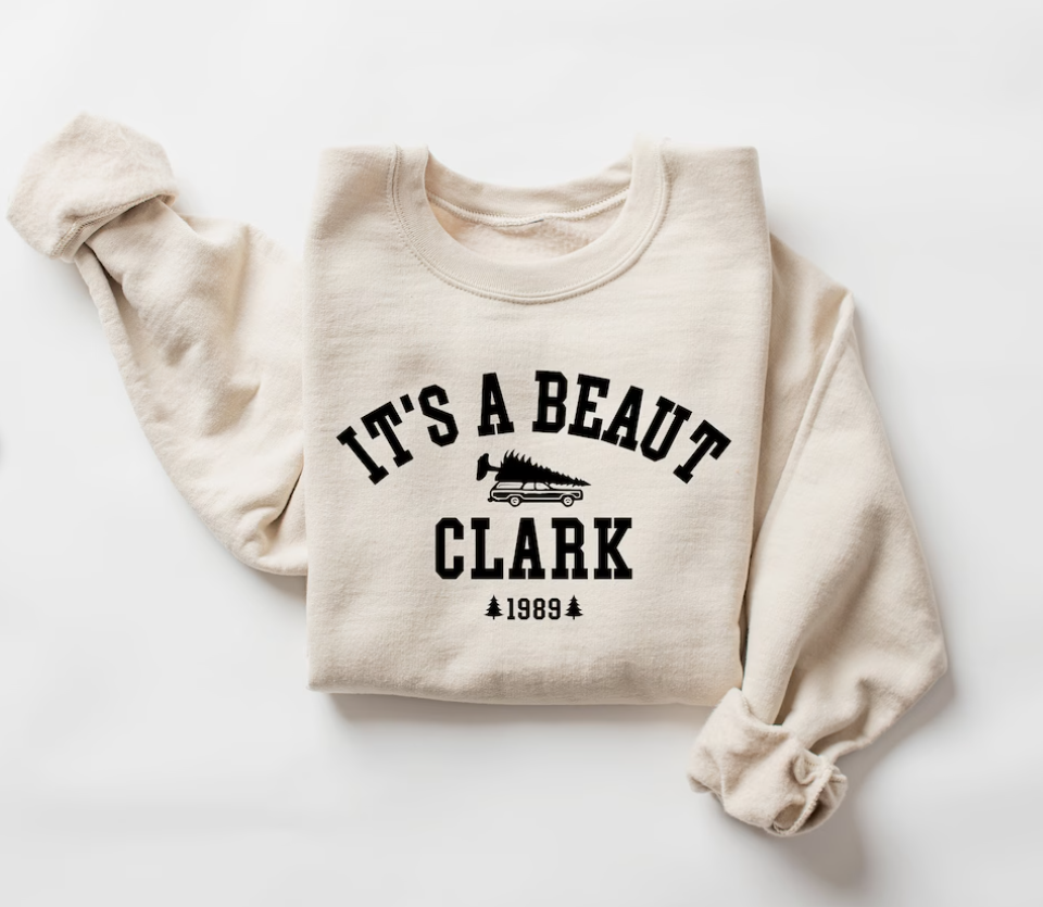 It's A Beaut Clark Christmas Tree Sweatshirt