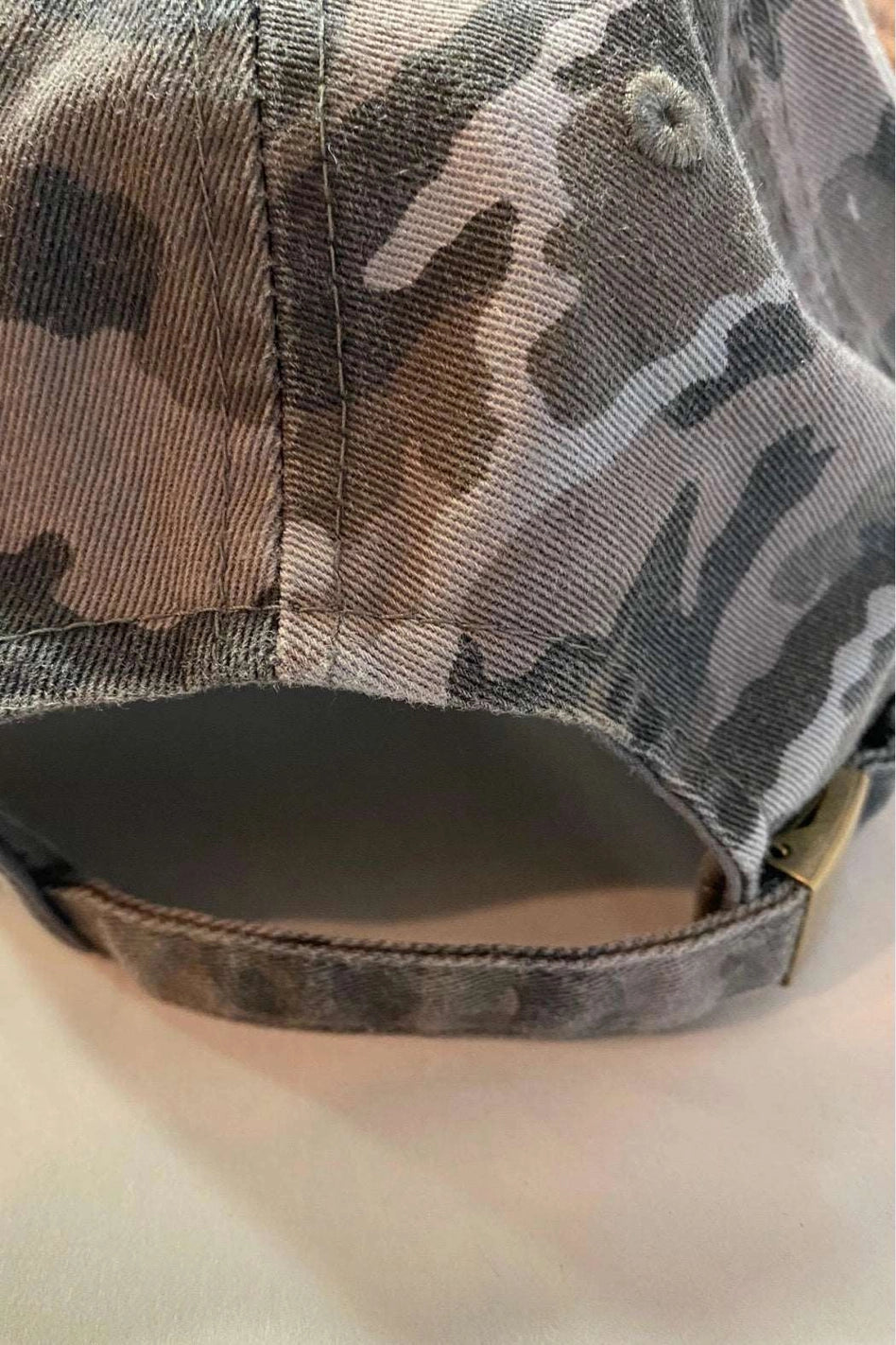 Up-Cycled Camo Cap