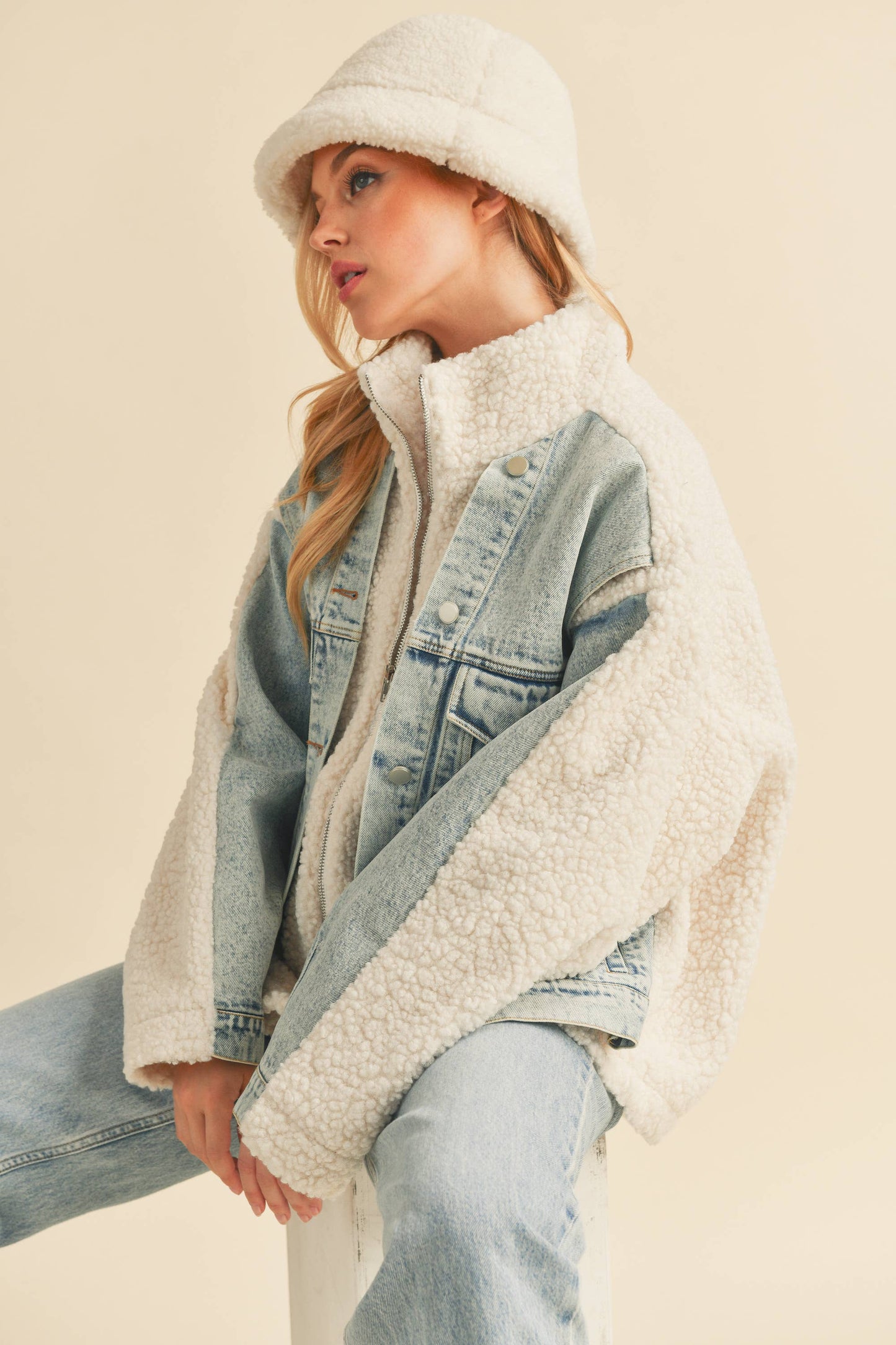 Fleece and Denim Doro Jacket