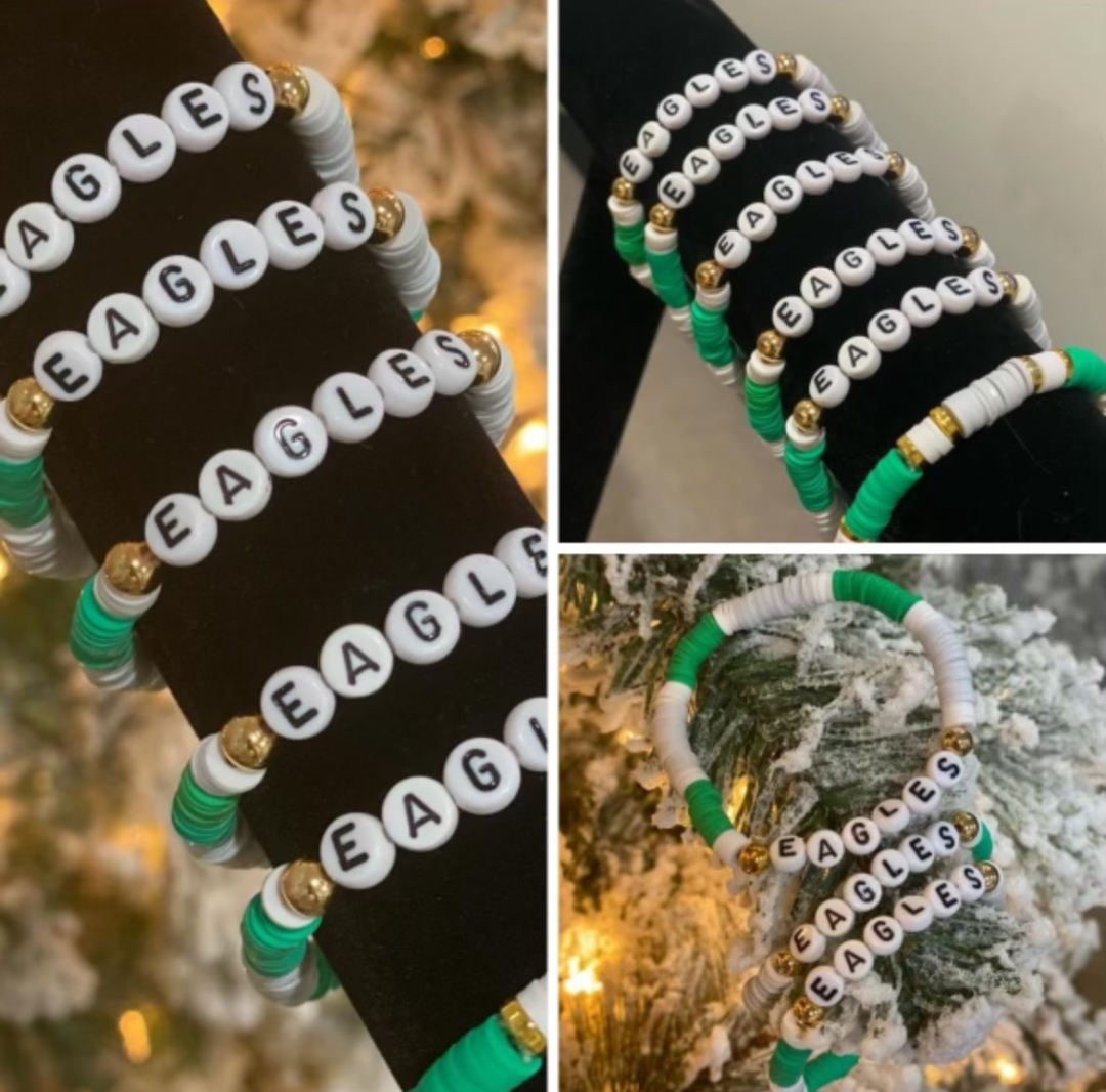 Go Birds Philly Beaded Bracelet