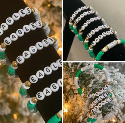 Go Birds Philly Beaded Bracelet