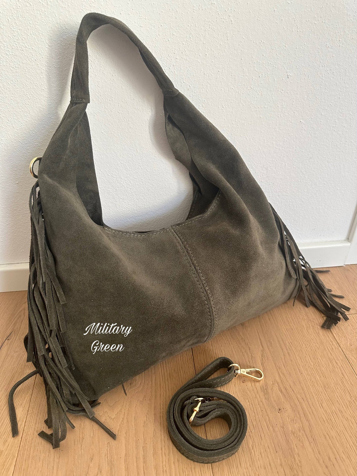 Jane Genuine Leather Fringe Bag